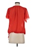 Harlow Zee Red Short Sleeve Blouse Size S - photo 2