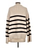 Zara Stripes Tan Turtleneck Sweater Size S - photo 2
