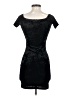 Aqua Solid Black Cocktail Dress Size XS - photo 2