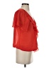 Harlow Zee Red Short Sleeve Blouse Size S - photo 4