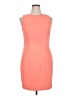 Alyx Solid Orange Cocktail Dress Size 14 - photo 1