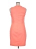 Alyx Solid Orange Cocktail Dress Size 14 - photo 2
