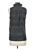 J.Crew Factory Store 100% Polyester Tweed Gray Sleeveless Blouse Size 6 - photo 2