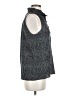 J.Crew Factory Store 100% Polyester Tweed Gray Sleeveless Blouse Size 6 - photo 4
