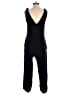 Easel 100% Rayon Solid Black Jumpsuit Size S - photo 2