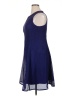 DKNY 100% Polyester Blue Cocktail Dress Size 14 - photo 5