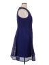 DKNY 100% Polyester Blue Cocktail Dress Size 14 - photo 4