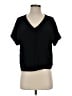 Madewell 100% Viscose Black Short Sleeve Top Size S - photo 1