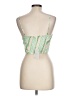 Nia 100% Polyester Green Sleeveless Blouse Size L - photo 2
