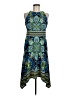 Wisp Paisley Blue Cocktail Dress Size 8 Petite - photo 1