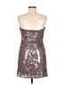 Masquerade 100% Polyester Silver Cocktail Dress Size 9 - 10 - photo 2