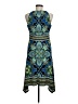 Wisp Paisley Blue Cocktail Dress Size 8 Petite - photo 2