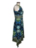 Wisp Paisley Blue Cocktail Dress Size 8 Petite - photo 4