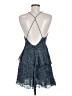 Zara Paisley Blue Cocktail Dress Size M - photo 2
