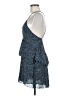 Zara Paisley Blue Cocktail Dress Size M - photo 5