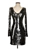 Shoedazzle Metallic Silver Cocktail Dress Size XS - photo 1