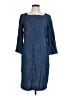 Talbots 100% Cotton Blue Casual Dress Size 10 - photo 1