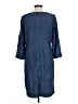 Talbots 100% Cotton Blue Casual Dress Size 10 - photo 2