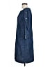 Talbots 100% Cotton Blue Casual Dress Size 10 - photo 5