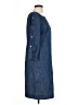 Talbots 100% Cotton Blue Casual Dress Size 10 - photo 4