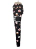 Assorted Brands Graphic Black Leggings Size EU 44 / US 14 - photo 5
