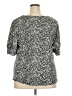 Notations Animal Print Silver 3/4 Sleeve T-Shirt Size 2X - photo 2