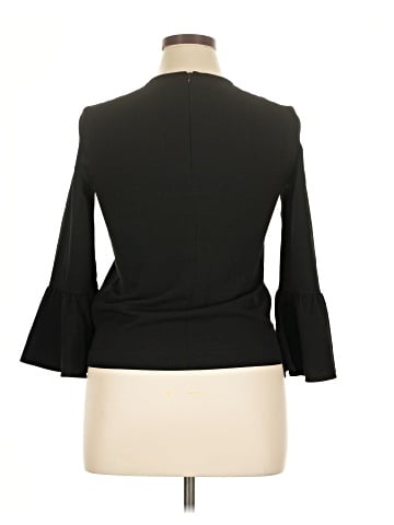 Ganni 3/4 Sleeve Top (view 2)