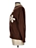 ViCOLO 100% Cotton Floral Brown Pullover Sweater Size L (estimated) - photo 5