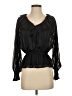 Sam Edelman 100% Polyester Black Long Sleeve Blouse Size S - photo 1