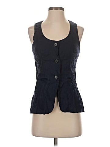 Madewell Linen Scoopneck Cutaway Vest (view 1)