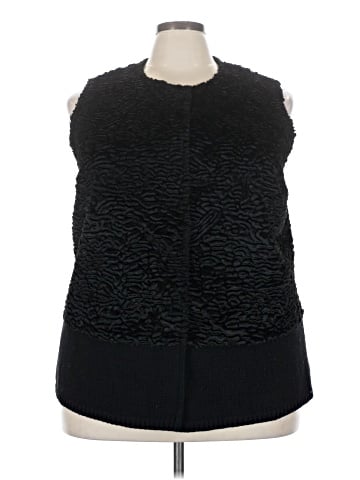 Adrianna Papell Faux Fur Vest (view 1)