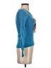 Stella Animal Print Blue Pullover Sweater Size S - photo 4