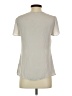Banana Republic 100% Polyester Silver Short Sleeve Top Size XS - photo 2