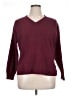 Nine West Burgundy Pullover Sweater Size XL - photo 1