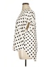 Maurices 100% Polyester Polka Dots Ivory Short Sleeve Blouse Size 1X - photo 5
