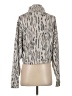 Express Animal Print Silver Turtleneck Sweater Size XXS - photo 2