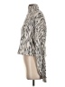 Express Animal Print Silver Turtleneck Sweater Size XXS - photo 5