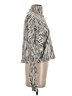 Express Animal Print Silver Turtleneck Sweater Size XXS - photo 4