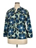 Unbranded Blue 3/4 Sleeve Blouse Size XXL - photo 1