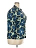 Unbranded Blue 3/4 Sleeve Blouse Size XXL - photo 4