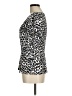 Ann Taylor Animal Print Ivory Short Sleeve Blouse Size 8 - photo 5