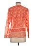J.Crew Paisley Orange Long Sleeve Blouse Size 00 - photo 2