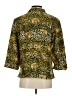 Silkland Animal Print Gold 3/4 Sleeve Button-Down Shirt Size 4 - photo 2