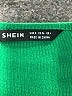 Shein Green Sleeveless T-Shirt Size 4 - photo 7