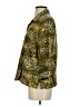 Silkland Animal Print Gold 3/4 Sleeve Button-Down Shirt Size 4 - photo 5