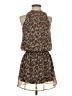 H&M 100% Polyester Floral Brown Casual Dress Size 2 - photo 1