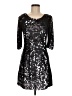 Mac Duggal 100% Polyester Stars Black Cocktail Dress Size 6 - photo 1