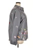 Unbranded Print Gray Long Sleeve Blouse Size 2X - photo 4