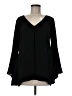 Amanda Uprichard 100% Polyester Black Long Sleeve Blouse Size M - photo 1