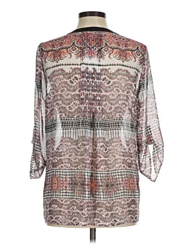 Pale Sky 3/4 Sleeve Blouse (view 2)